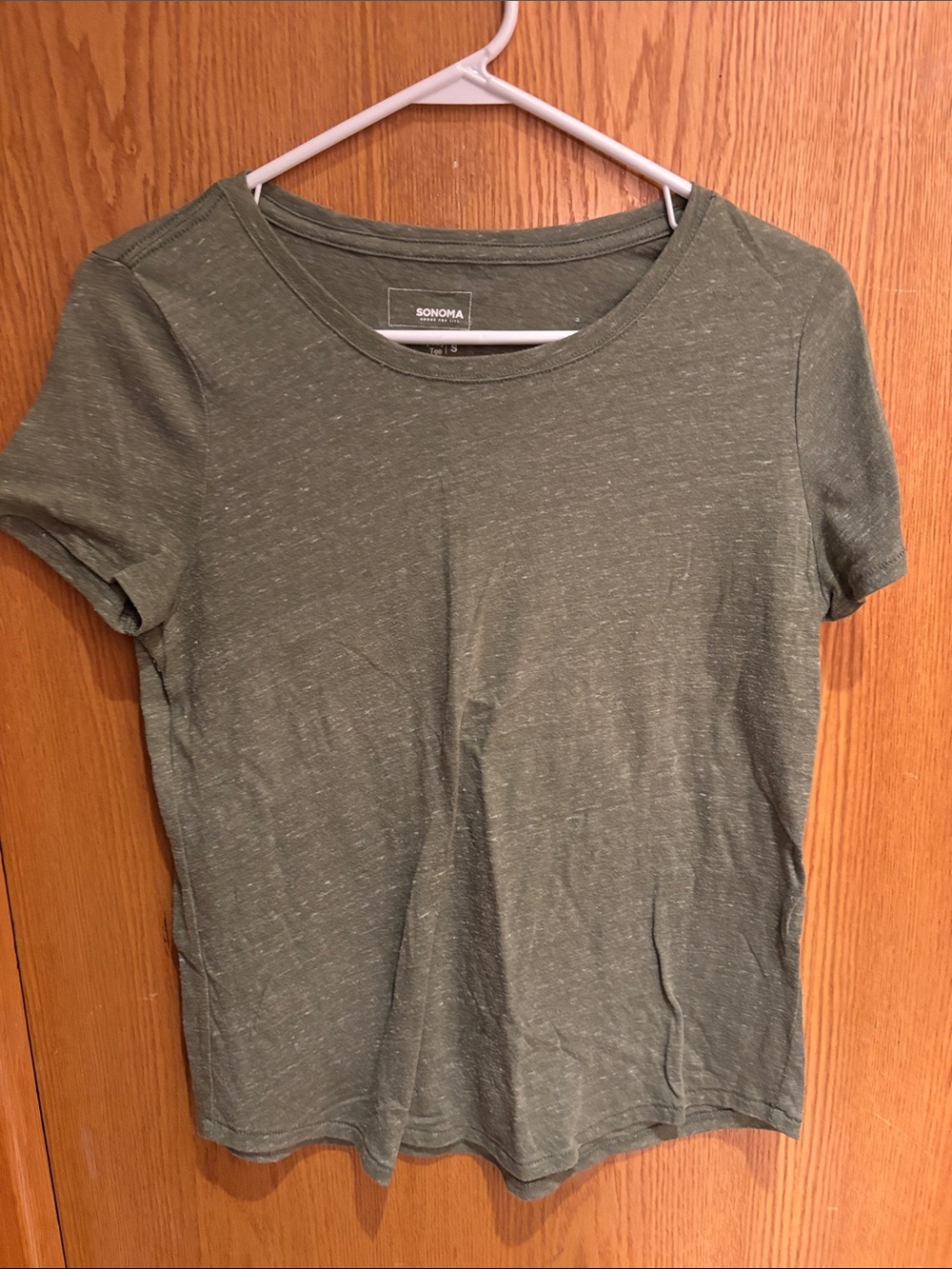 Sonoma, short sleeve tee, Heather camouflage green, Small